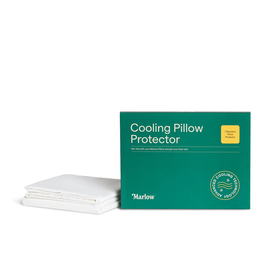 Image of the Marlow Cooling Pillow Protector box and product
