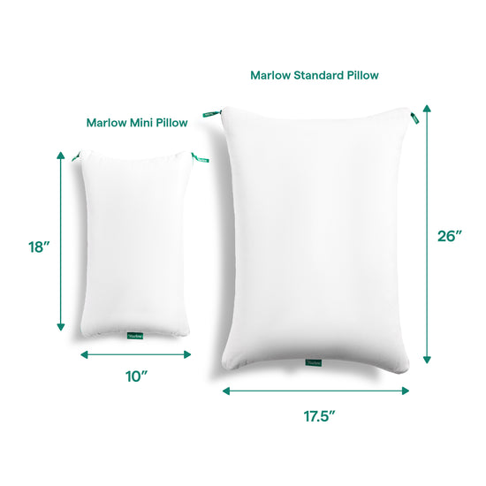 The Mini Pillow Size Comparison