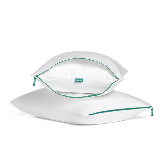 Two Marlow Pillows with the pillow protector
